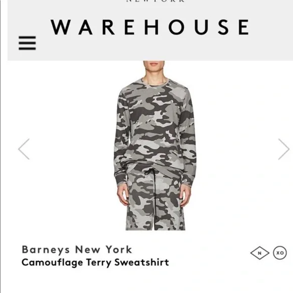 - Barney’s New York French Terry Sweatshirt New /Tag